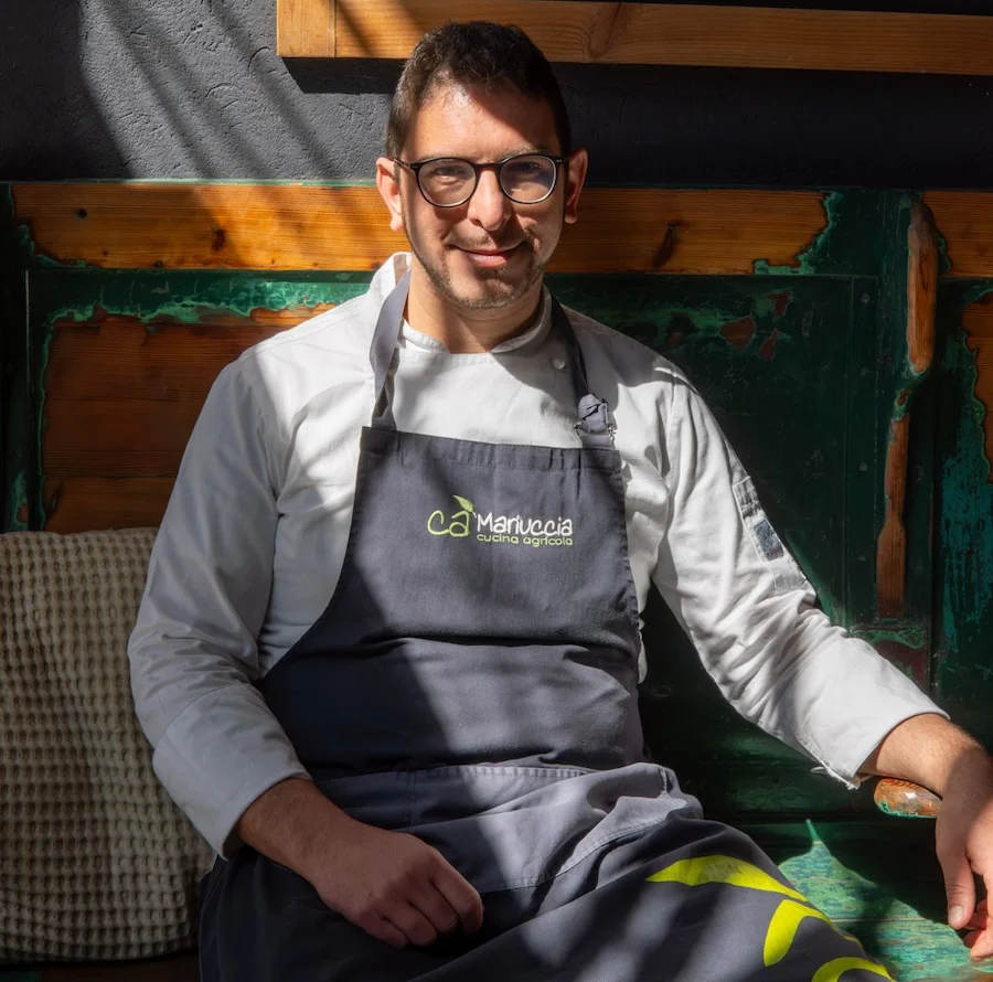Stefano Malvardi chef Cà Mariuccia